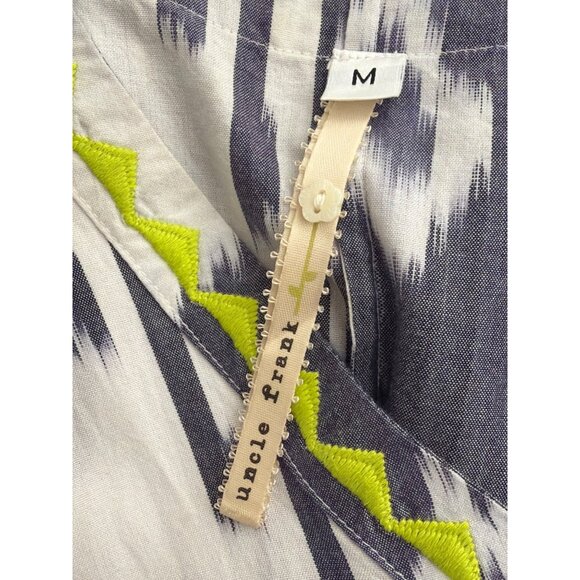 Uncle Frank Women Ikat Bloom Sleeveless A-Line Dress Size M - Picture 10 of 12